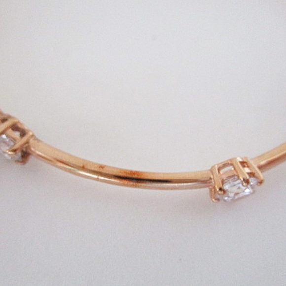 SWAROVSKI Constella Hoop Earrings  Rose-Gold Tone - Picture 2 of 7